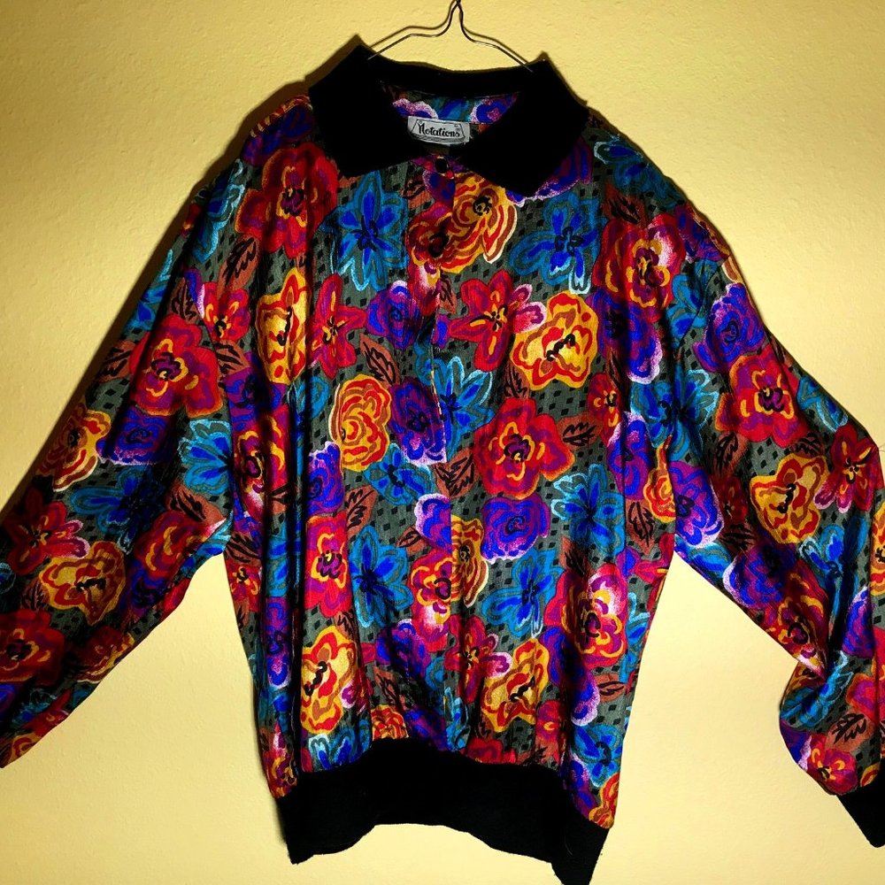Vintage 1980's "Silk" Sweatshirt!